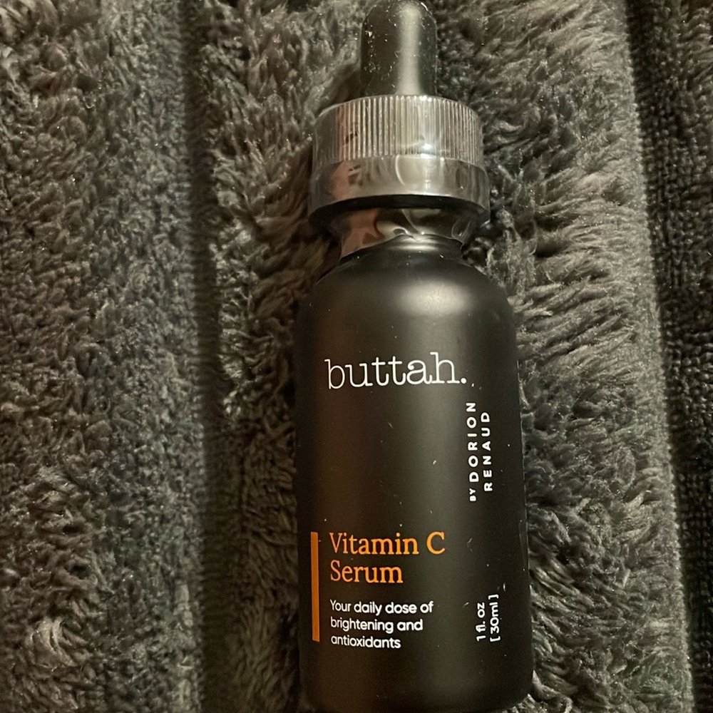 Buttah Skin Vitamin C Serum 1 FL oz, 30mL | For Face, Vitamin E